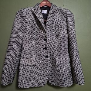 Armani Collezioni Textured Blazer Jacket Made in Italy Size 46